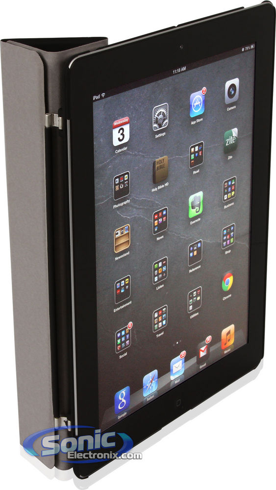 D2BK Matte Black iPad Protection Case/Cover for Current/New iPad Generation 4, Generation 3 and iPad 2 Image 10