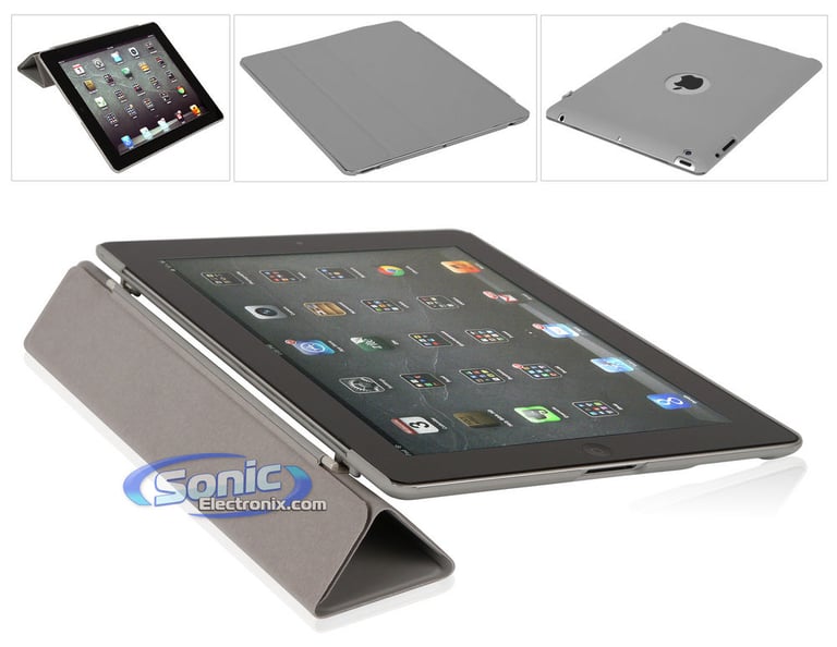 D2GY Iron Gray iPad Protection Case/Cover for Current/New iPad Generation 4, Generation 3 and iPad 2 Image 1