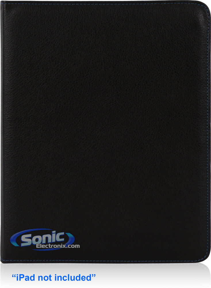 Limitless Creations D3BL Black w/Blue Accents PivoTablet Padded PU Leather 360&deg; Swivel Case for new iPad and iPad 2 Image 10