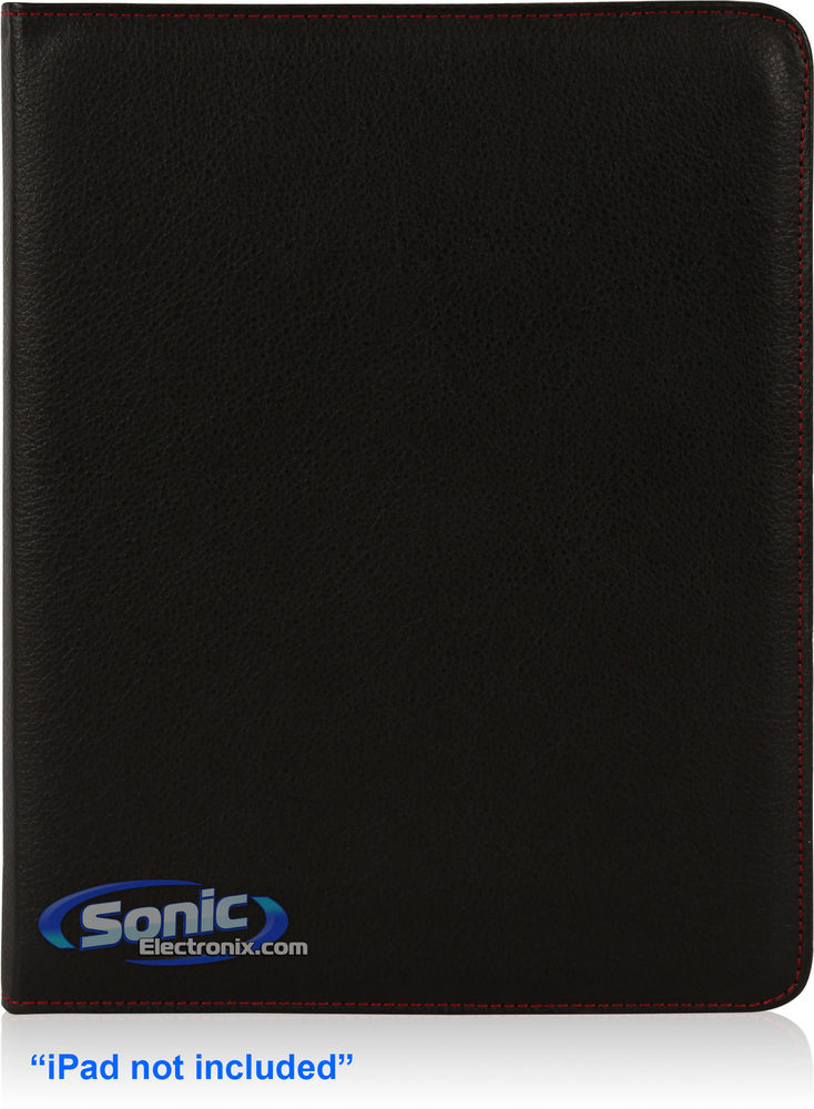 Limitless Creations D3RD Black w/Red Accents PivoTablet Padded PU Leather 360&deg; Swivel Case for new iPad and iPad 2 Image 10