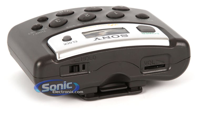 Sony SRF-M37W (SRFM37W) Portable Walkman AM/FM Weather Band Radio - Black Image 5