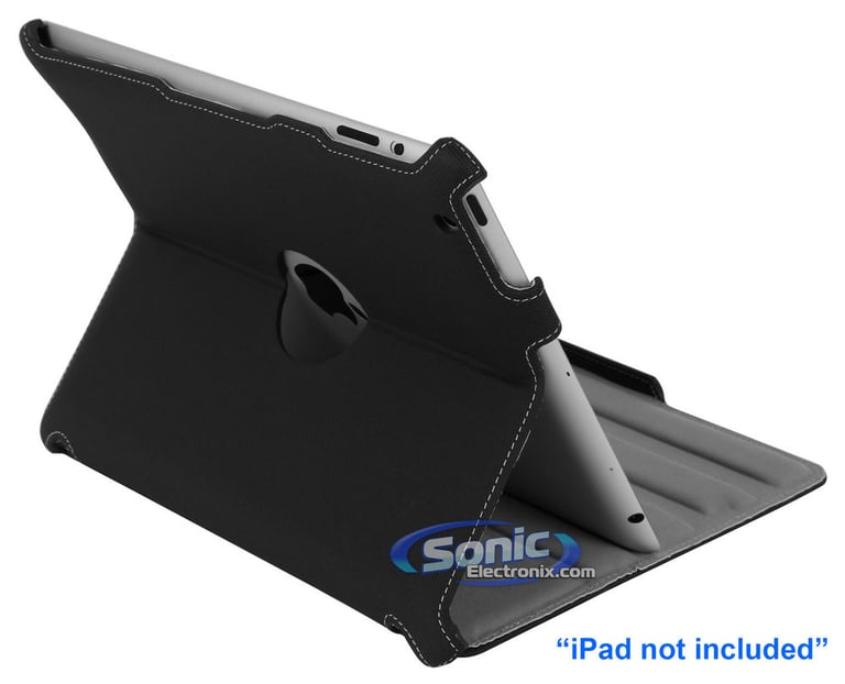 Limitless Creations D4BK Black Denim EZsnap Padded Case for new iPad and iPad 2 Image 2