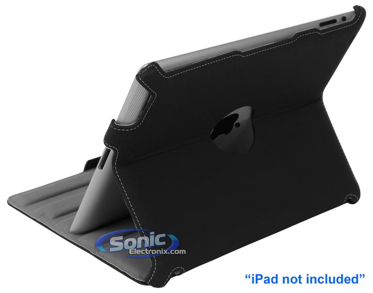 Limitless Creations D4BK Black Denim EZsnap Padded Case for new iPad and iPad 2 Image 3