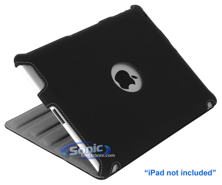 Limitless Creations D4BK Black Denim EZsnap Padded Case for new iPad and iPad 2 Image 5