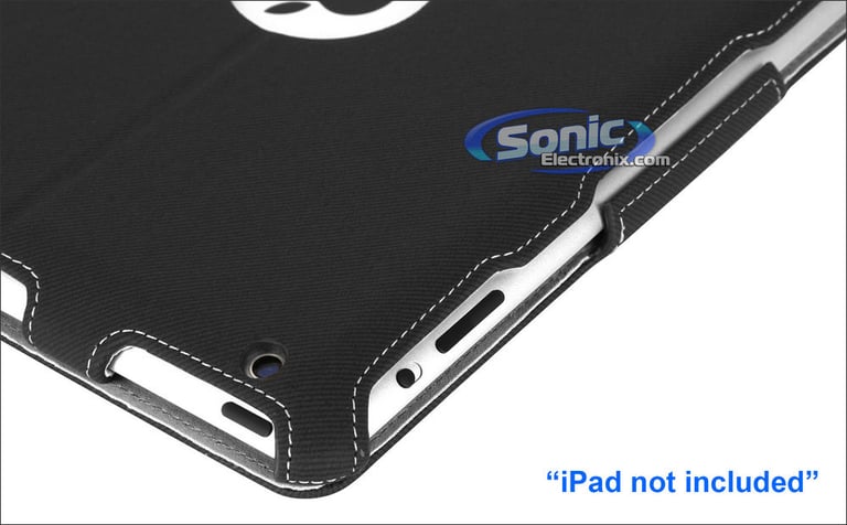 Limitless Creations D4BK Black Denim EZsnap Padded Case for new iPad and iPad 2 Image 11