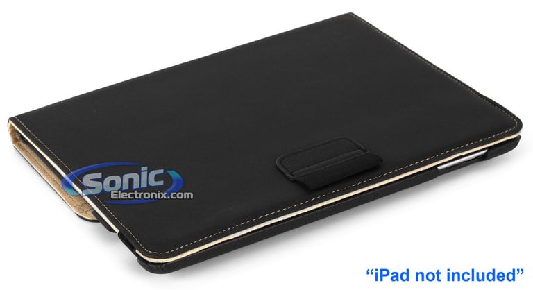 Limitless Creations D5BK Black w/Beige Accents PivoTablet Padded Denim 360&deg; Swivel Case for new iPad and iPad 2 Image 10