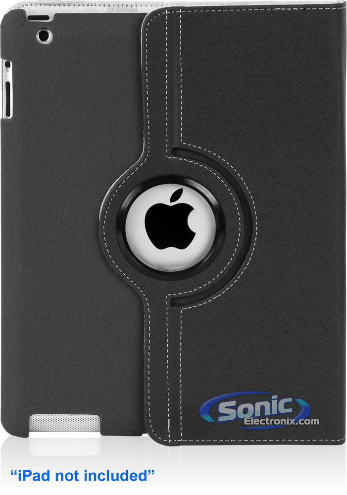 Limitless Creations D5GY Gray w/Beige Accents PivoTablet Padded Denim 360&deg; Swivel Case for new iPad and iPad 2 Image 8