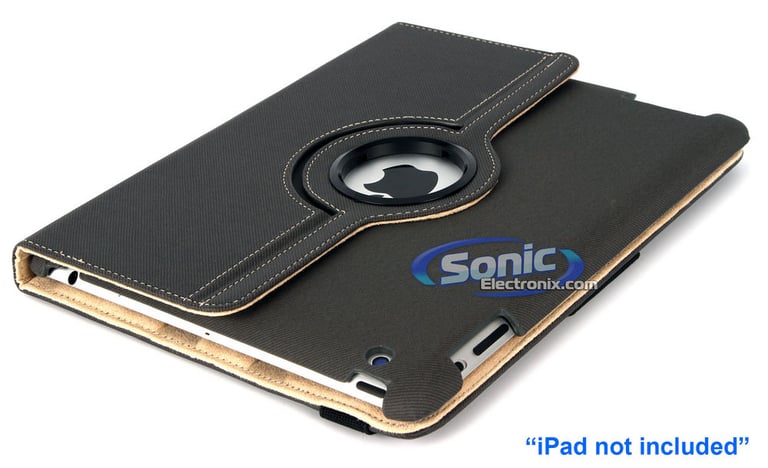 Limitless Creations D5GY Gray w/Beige Accents PivoTablet Padded Denim 360&deg; Swivel Case for new iPad and iPad 2 Image 10