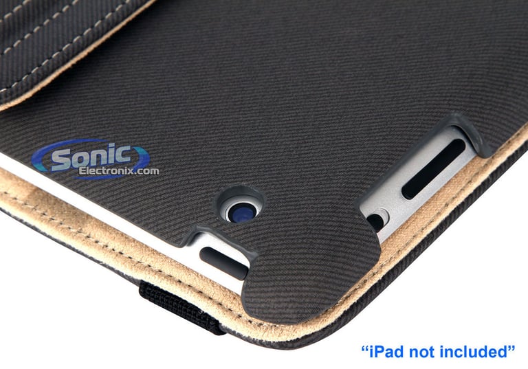Limitless Creations D5GY Gray w/Beige Accents PivoTablet Padded Denim 360&deg; Swivel Case for new iPad and iPad 2 Image 13