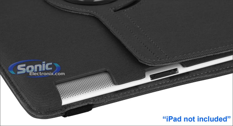 Limitless Creations D5GG Gray w/Gray Accents PivoTablet Padded Denim 360&deg; Swivel Case for new iPad and iPad 2 Image 11