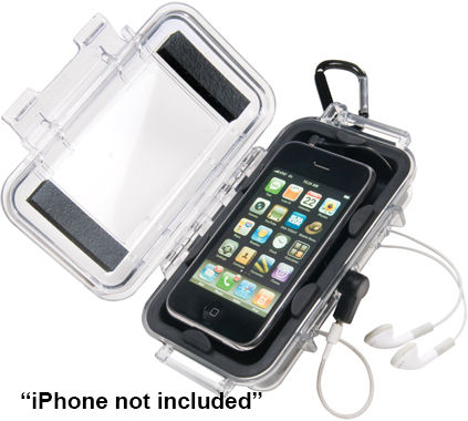 Pelican i1015 Micro Case (Clear/Black) Image 2
