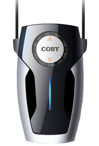 Coby CX73BLK (CX-73BLK) Portable Pocket AM/FM Radio - Black Image 1