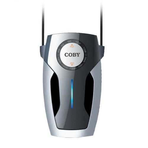 Coby CX73SVR (CX-73SVR) Portable Pocket AM/FM Radio - Silver Image 1