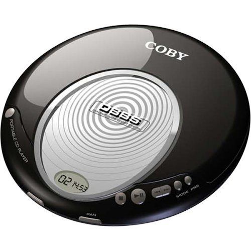 Coby CX-CD114BLK (CXCD114BLK) Portable CD Player - Black Image 1