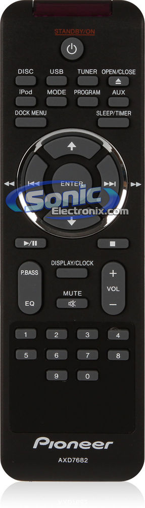 Pioneer X-EM21 (XEM21) Micro CD/iPod/iPhone Dock Shelf System FM Tuner and USB Image 8