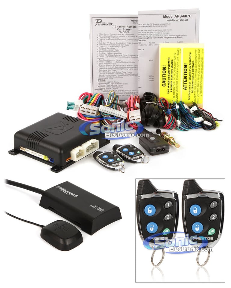 Prestige APS687C & SiriusXM SXV200V1 Image 1
