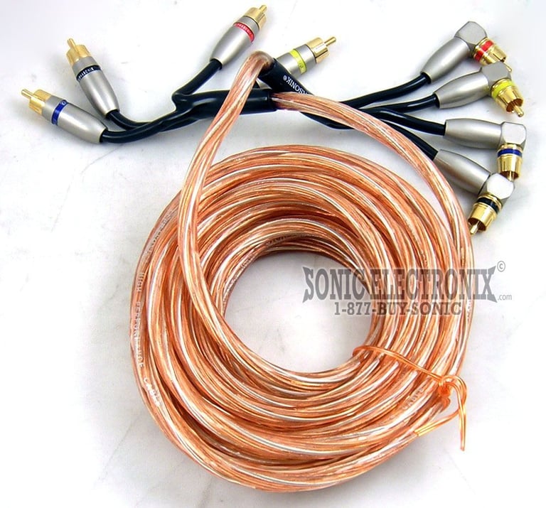 Alphasonik PAK3 4 Gauge, 4-Channel Amp Kit Image 3