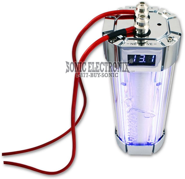 Lanzar OPTIKITCAP0 0 Gauge Dual Amp Kit + 2.4F Capacitor Image 2