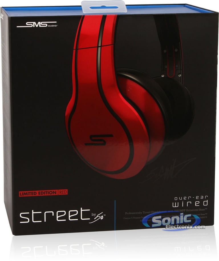 SMS Audio STREET SMS-WD-RED by 50 Cent - Red Image 10