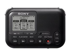 Sony ICDLX30 (ICD-LX30BLK) Black Sony Voice Recorder Image 1