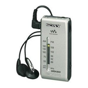 Sony SRF-S84 (SRF-S84/S) Portable AM/FM Walkman Radio - Silver Image 1