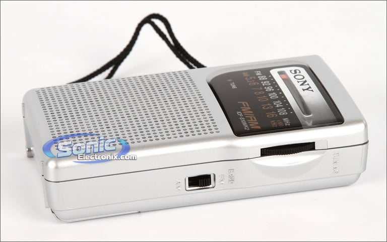Sony ICF-S10MK2 (ICFS10MK2) Portable Pocket AM/FM Radio Speaker - Silver Image 3
