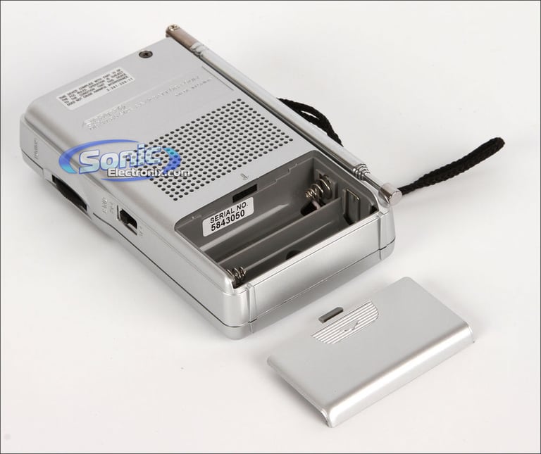 Sony ICF-S10MK2 (ICFS10MK2) Portable Pocket AM/FM Radio Speaker - Silver Image 4