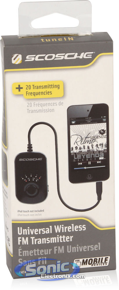 Scosche TuneIN (FMT4) Universal iPod/iPhone/MP3 FM Transmitter Image 4