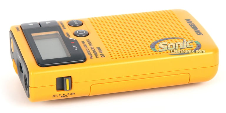 Sangean DT-400W (DT400W) Digital AM/FM/Weeather Alert Pocket Radio Image 3