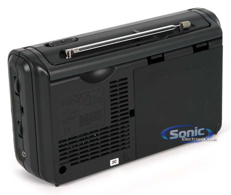 Sony ICF-38 (ICF38) Portable AM/FM Radio Image 2