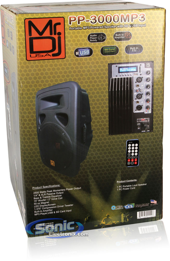 Mr DJ PP3000MP3-OPEN BOX  Image 10