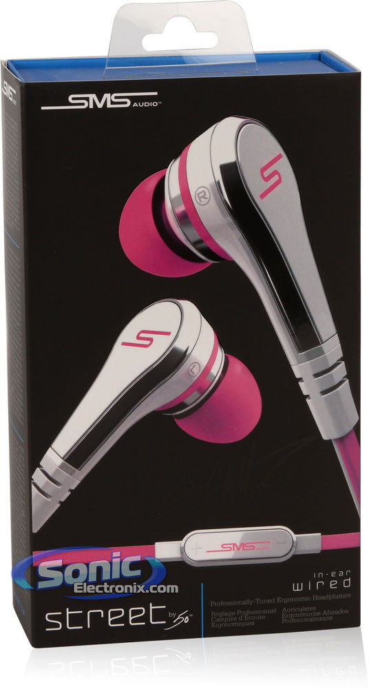 SMS Audio STREET by 50 Cent Wired Earbuds - Pink Image 10