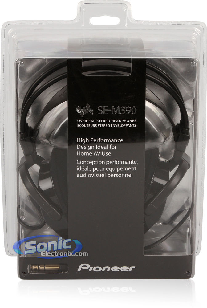 Pioneer SE-M390 (SEM390) Ported Bass Boost Over-Ear Headphones Image 7
