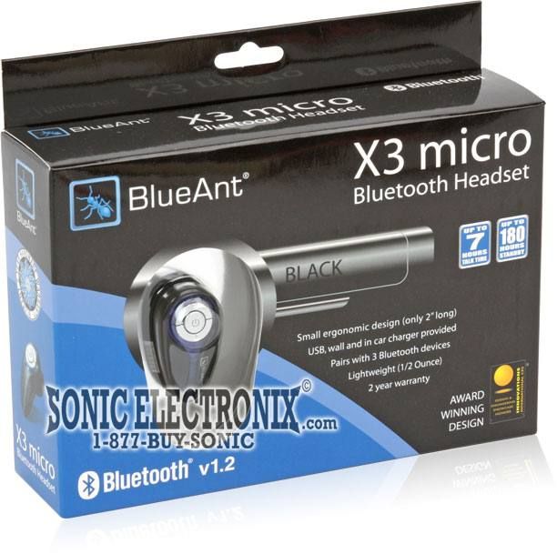 BlueAnt X3 Micro Black (P/N 091022) Image 4
