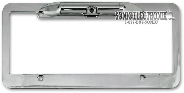 Universal License Plate Frame with High Resolution Camera Built-In VB21C-RV Image 1