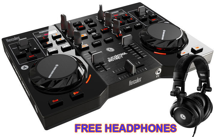 Hercules DJControl Instinct with FREE HDP DJ M 40.1 DJ Headphones Image 1