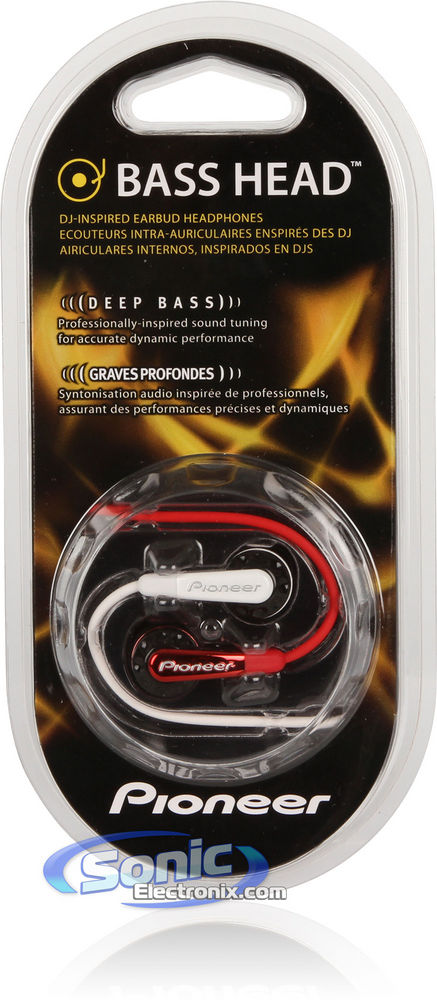 Pioneer SE-CL721-H (SECL721H) Red/White In-Ear Headphones Image 5