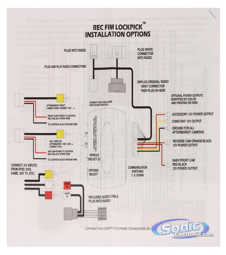 LockPick Chrysler, Dodge and Jeep Navigation and Video Bypass (RECFIM Open Box) Image 7
