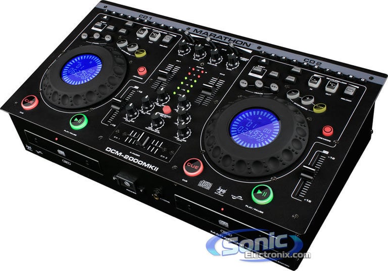 Marathon DCM-2000MKII Party Package w FREE CABLES AND STANDS!  Image 6