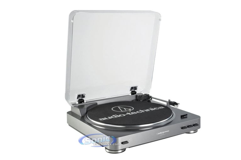 Audio Technica AT-LP60 w/ Numark M101USB Party DJ Package with FREE Cables & Stands Image 12
