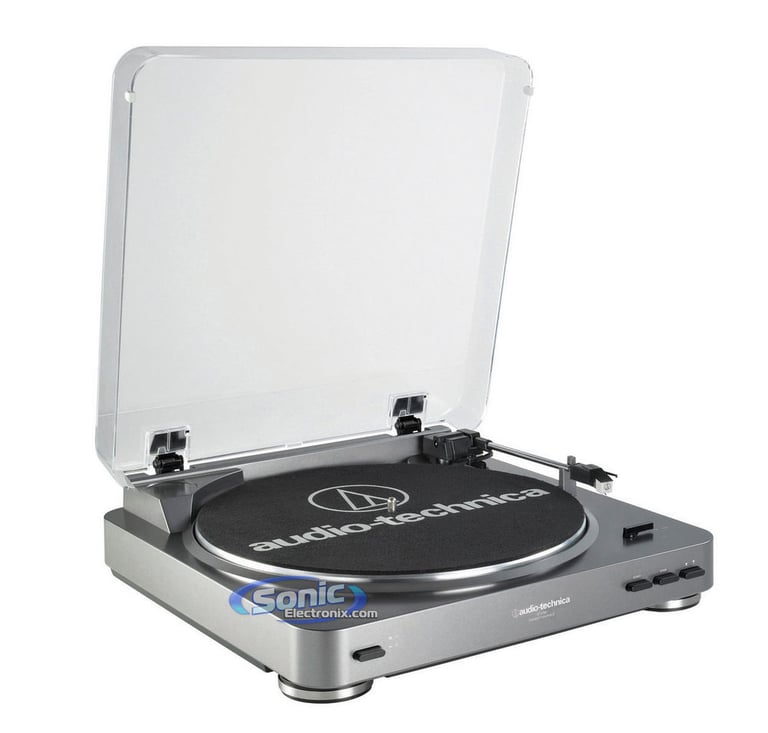 Audio Technica AT-LP60 w/ Numark M3 Party DJ Package with FREE Cables & Stands Image 3
