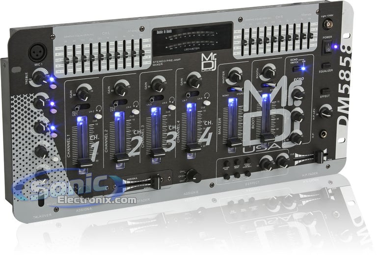 Mr DJ CD 8800 USB w/ Mr DJ DM5858 Player DJ Package with FREE Cables & Stands Image 11