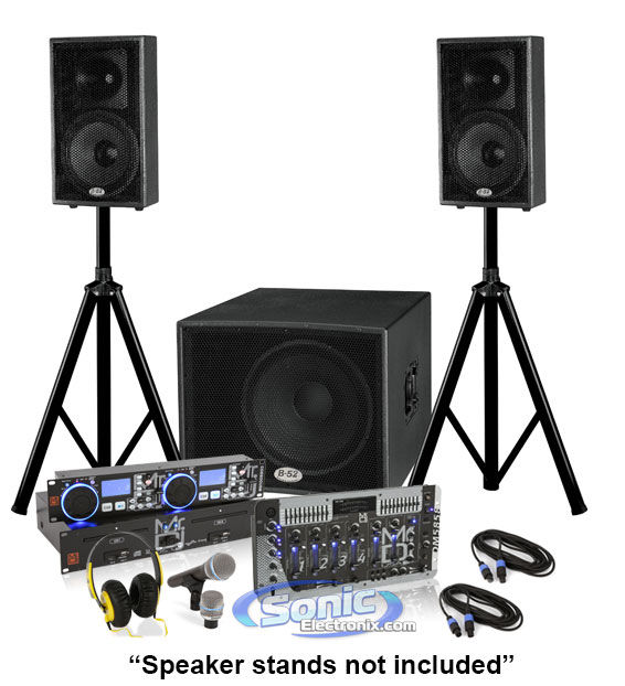 Mr DJ CD 8800 USB w/ Mr DJ DM5858 Player DJ Package with FREE Cables & Stands Image 1