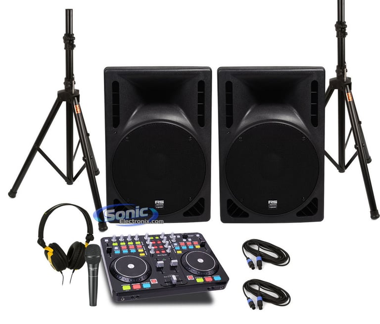 DJ Tech i-Mix Reload MKII w/ Yellow Headphones Player DJ Package with FREE Cables Image 1