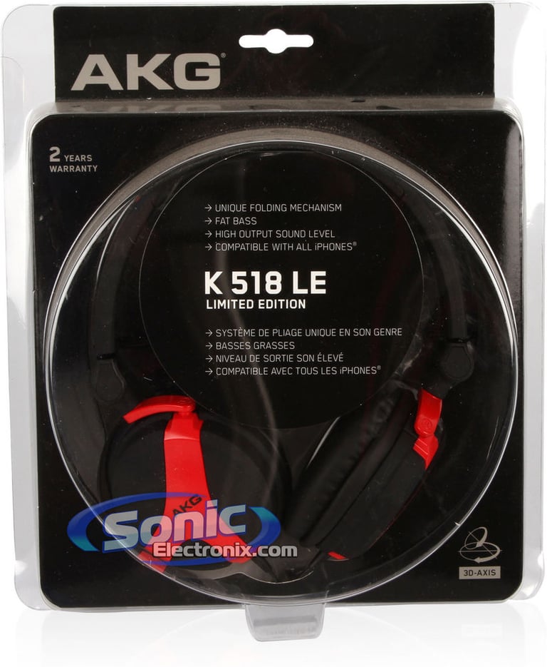 AKG K518 LE Red Limited Edition Image 9