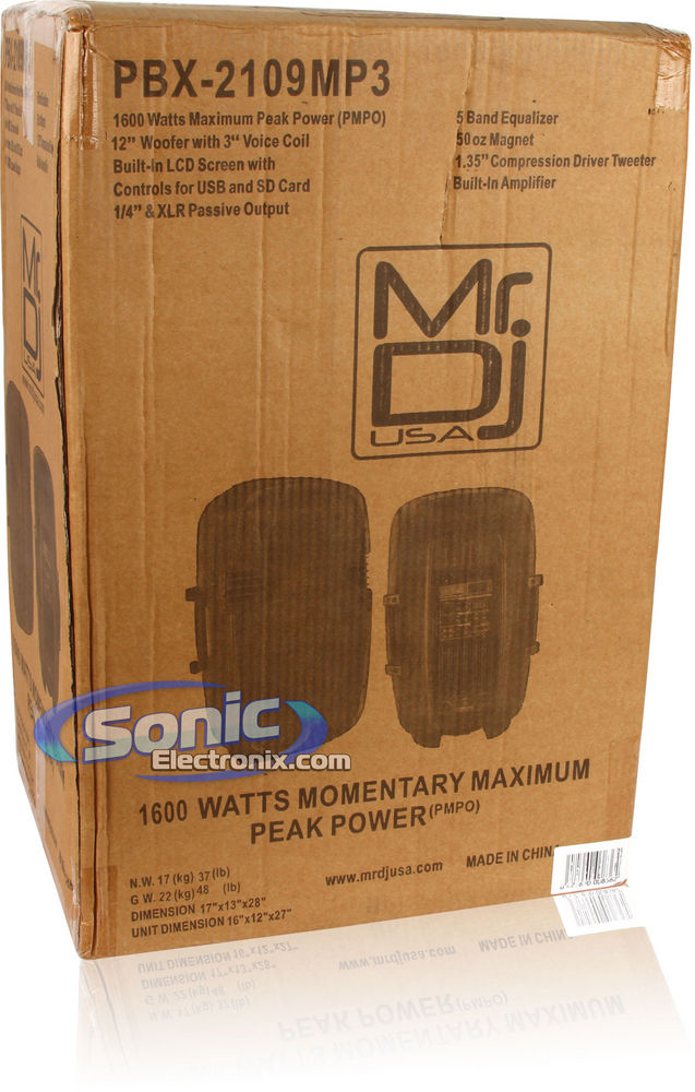 Gemini TT-2000 w/ Gemini PS-424X Party Pro Package with FREE Cables & Stands Image 8