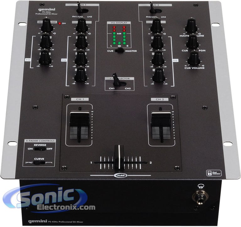 Gemini TT-2000 w/ Gemini PS-424X Party Pro Package with FREE Cables & Stands Image 10