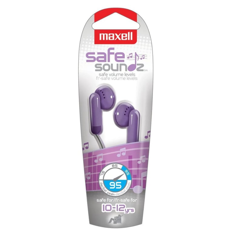 Maxell Safe Soundz 190293 Children/Kids Safe Headphones (Purple) Image 2