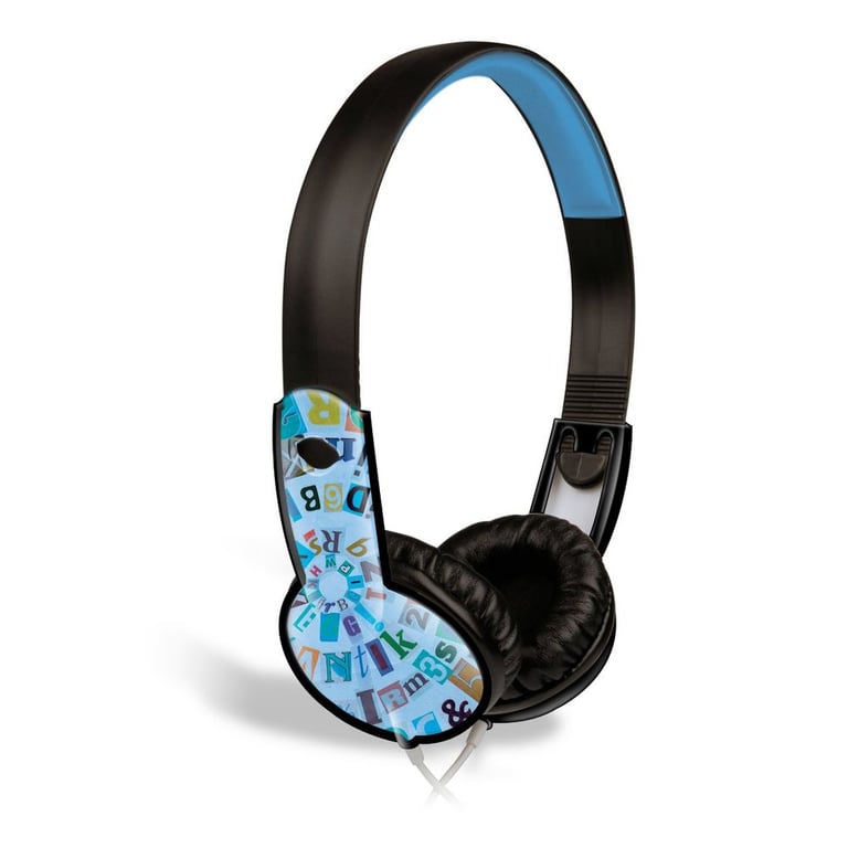 Maxell Safe Soundz Childrens/Kids Safe Headphones (Blue) Image 1