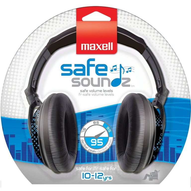 Maxell Safe Soundz Headphones For Children (Blue) Image 2